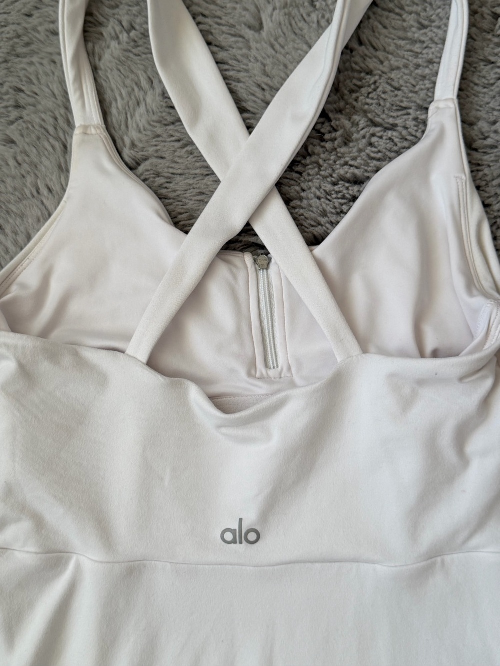 ALO white Tank Dress size Small - Picture 5 of 12